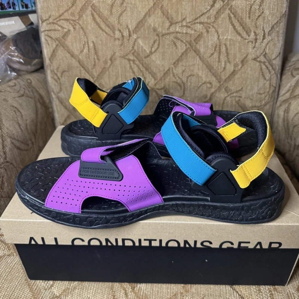Nike ACG Air Deschutz Vivid Purple Outdoor Slides Sandals CT2890 002 Men's‎ 14
